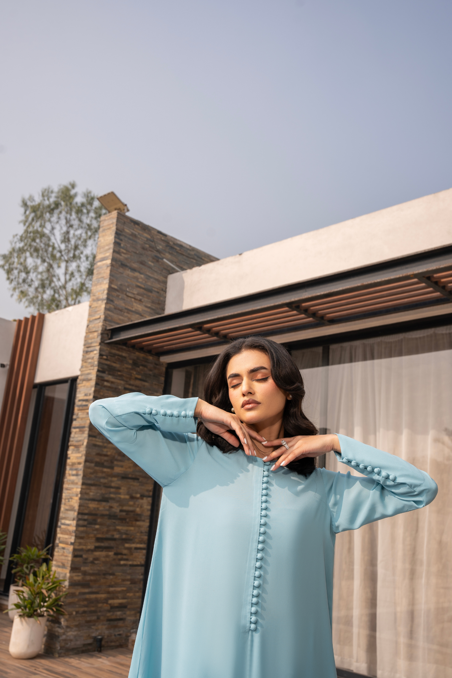 Aqua Turquoise Coord Set