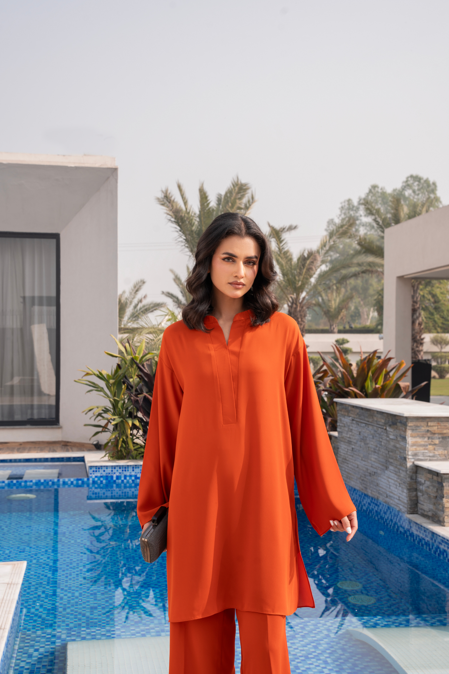 Burnt Orange Coord Set