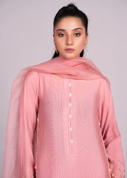 TeaPink Embroidered
